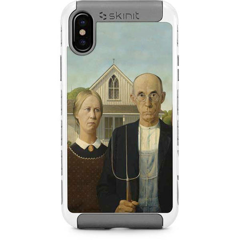 Grant Wood American Gothic iPhone Cases